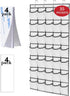 35 Pocket Over The Door Shoe Organizer, Door Hanging Storage Shoe Holder Rack for Large Capacity Shoe Organizer for Men and Women Kids Closet Bedr...