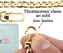 HAHIYO Purse Chain Strap 23.6 inches SPOT-ON Gold Shoulder Cross Body Sling Purse Handbag Clutch Replacement Comfortable Flat 0.4' Wide Enough 2.4...