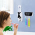 WAYCOM Dust-Proof Toothpaste Dispenser Toothpaste Squeezer Kit (Black)...