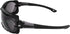 Birdz Eyewear Gasket Safety Padded Motorcycle Sport Sunglasses Black with Smoke Lens...