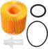Oil Filter Kit(5Pcs) 04152-YZZA1 Replacement for Toyota Avalon Camry Sienna Lexus ES350 RAV4...