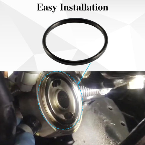 Engine Oil Cooler Gasket?Oil Cooler O-Ring Seal Gasket Compatible with Nissan 350Z Infiniti G35 FX35 QX56 Titan Replace#?21304-JA10A 21304-JA11A...