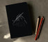 DENIK - Act Of Creation - 8.25" x 5.25" Aesthetic Layflat Notebook - 144 Lined Pages - Durable Binding and Design - Water-Resistent Soft Touch Cov...