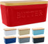 PriorityChef Large Butter Dish with Lid for Countertop, Ceramic Butter Container With Airtight Cover, Butter Keeper for Counter or Fridge, Butter ...