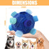 Dog Snuffle Ball-Interactive Puzzle Dog Toys Encourage Natural Foraging Skills Slow Feeder for Training and Stress Relief, Cloth Strip Hiding Food...