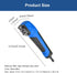 Right Angle Attachment Electric Screwdriver Repair 90 Degree Corner Device, Shockwave Impact Duty Right Angle Attachment (Blue)...