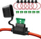 12 AWG Inline Fuse Holder - 12 Gauge Fuse Holder for 30A Blade Fuse (6 Pack)...