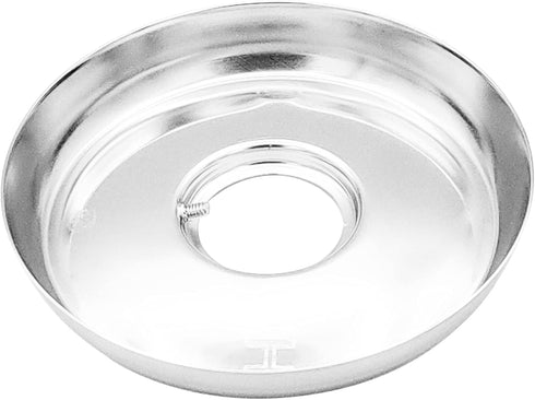 Large Shower Flange, 4-1/2 inch Outside Diameter, Replacement for Mixet Shower Escutcheon Flange, Polished Chrome Finish (9700.)...