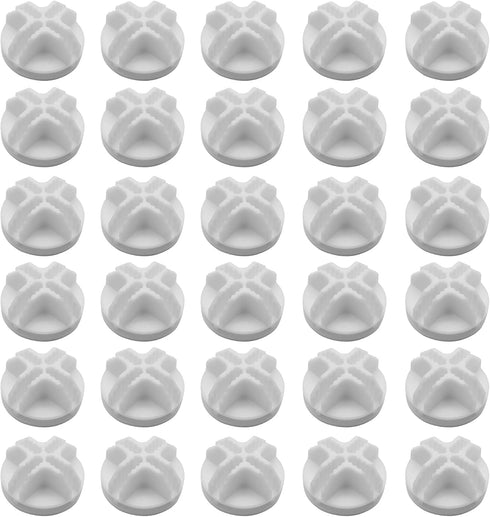 30Pcs Wire Cube Connectors Plastic Grid Cube Organizer Connector for Modular Closet Storage Organizer & Wire Shelving (White)...
