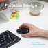 Perixx PERIMICE-802B Wireless Bluetooth Mouse - Portable Design for Windows, iOS, and Android Tablet - Black Rubber Black...