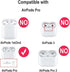 AirPods Pro Case Cover, Soft Silicone Protective Case Marbling Skin Night Glow for AirPods Pro Case 2022, Shockproof, Luminous Earbuds Case with K...