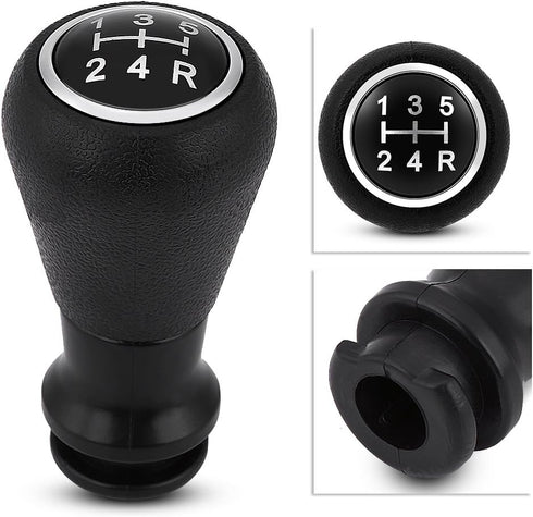 Keenso 5 Speed Shift Knob, Car Gear Shifter Knob Head for Peugeot 106 107 205 206 207 405 Citroen C1 C3 C4...