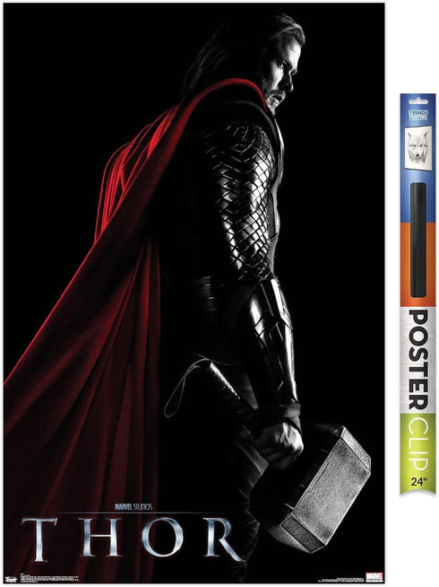 Trends International Marvel Cinematic Universe - Thor - One Sheet Wall Poster, 22.375" x 34", Premium Poster & Clip Bundle...