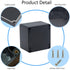 2 Pack Project Box IP65 Waterproof Junction Box ABS Plastic Black Electrical Boxes DIY Electronic Project Case Power Enclosure 2.48"x2.28"x1.38" (...