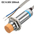 uxcell 8mm Inductive Proximity Sensor Switch Detector NO DC 6-36V 200mA 2-Wire LJ18A3-8-Z/EX for 3D Printer Probe Bed Leveling,MCU Board...