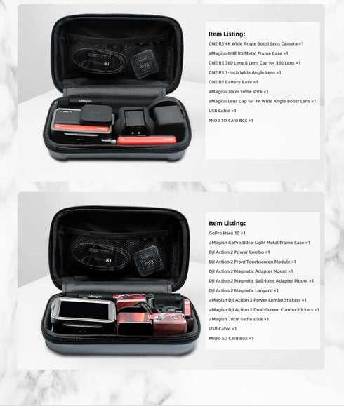 Storage Case Waterproof Carry Case For Insta360 X4,Shockproof,dirt resistant,travel case compatible Osmo Pocket 3 2/Insta360 Ace pro/Gopro Hero 12...