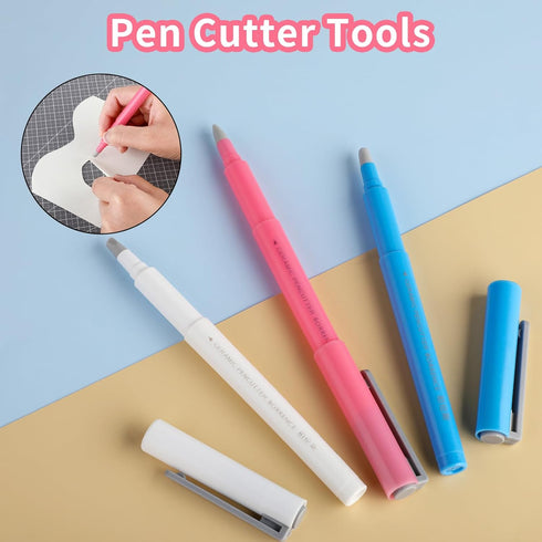 Giantree 3Pcs DIY Diamond Art Painting Parchment Paper Cutter Ceramic To Cut Pen, Craft Art Ceramic Blade Perfectly Painting with Diamonds Tools A...