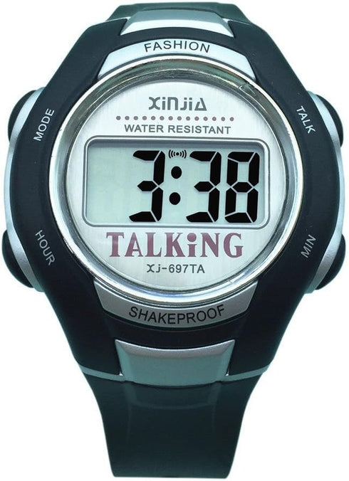 VISIOYO Arabic Talking Watch Digital Sports Watch with Alarm 697TA...