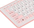 103 Keys Foldable Silicone Keyboard,Wired USB Silicone Keyboard Silent Keyboard Soft Touch Keyboard Waterproof Rollup Keyboard for PC Laptops()...