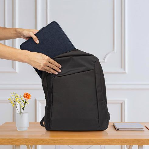 11 Inch Laptop Sleeve Case for 11-Inch Macbook Air 11-11.6 Inch Laptop Computer Chromebook, Slim Waterproof Polyester Carrying Case Padded Bag wit...