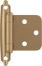 Amerock BPR3429CZ | Cabinet Hinge | Variable Overlay Self Closing Face Mount | Champagne Bronze | Kitchen Cabinet Door Hinge | 1 Pair/2 Pack | Fun...