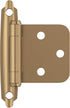 Amerock BPR3429CZ | Cabinet Hinge | Variable Overlay Self Closing Face Mount | Champagne Bronze | Kitchen Cabinet Door Hinge | 1 Pair/2 Pack | Fun...