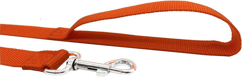 Nylon Dog Training Leash, Traction Rope, 4Ft /5 Foot /6 Feet Long, 5/8 inch 3/4 Inch 1 Inch Wide, for Small and Medium Dogs (1'' x 8 FT, Orange)...