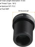 uxcell 25mm CCTV Camera Lens 5MP F2.0 FPV Wide Angle Security Camera Lens M12 Threaded Dia for IP Camera Panoramic, Black...