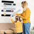 8Pcs Black White Grey Cork Board Bar Strips with 50 Pushpins & Sticky Notes, Self-Adhesive Bulletin Board Strips No Damage for Wall, Felt Pin Boar...