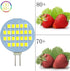 GRV G4 24-2835 SMD LED Bulb Lamp Super Bright Cool White RV Camper Cabinet Dome Light AC/DC12V-24V Pack of 10 (3.0Generation)...