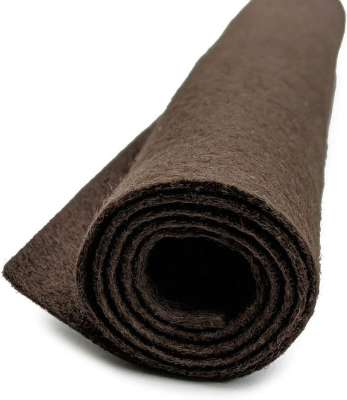 Muddy Waters Brown - Wool Felt Oversized Sheet - 35% Wool Blend - 1 12x18 inch Sheet...