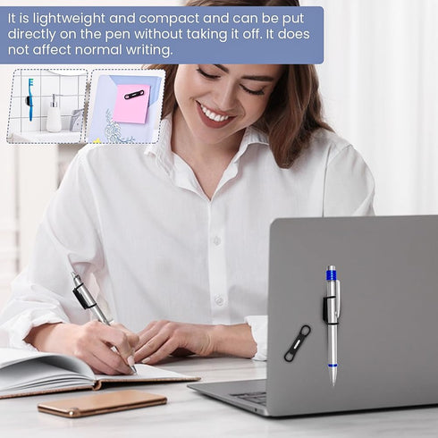 12 Pack Magnetic Pen Pencil Holder with Magnet Sheet,Silicone Magnetic Pen Holder,Flexible Pencil Holder for Refrigerator, Whiteboards,Desk Access...