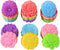 Reusable Silicone Baking Cups, 2 Inch Mini Size Silicone Cupcake Liners for baking, Multi Flower Shapes reusable Muffin Liners, Pack of 36, Multic...