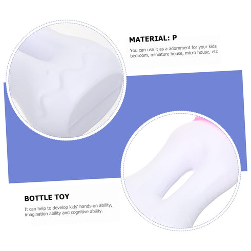 Fake Feeding Bottles Baby Bottles 10pcs Feeding Bottle Rayan Toys for Kids Fake Feeding Bottles Mini Bottle Pp Baby Child Baby Doll Feeding Bottle...