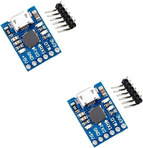 Ximimark 2Pcs CP2102 Micro USB to TTL/Serial UART 6Pin Module Serial Converter STC Downloader Replace FT232...