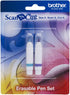 Brother ScanNCut Erasable Pen Set CAPEN2, 2-Piece Fabric Markers, Air Erasable and Water Erasable Ink...