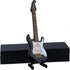 Dselvgvu Wooden Miniature Electric Guitar with Stand and Case Mini Musical Instrument Miniature Dollhouse Model Birthday Present (Electric Guitar:...