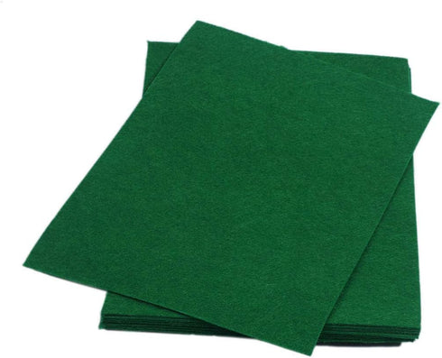 YYCRAFT Stiff Felt Sheets Thick Felt 9 Inch X 12 Inch - 12 Pcs Pack, Green...