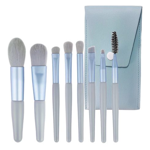 Makeup Brushes 8 Pieces Makeup Brush Set, Makeup Brushes Foundation Blend Blush Concealer Eye Shadow Blend Eye Liner Makeup Brush Set for Travel M...