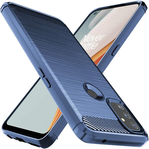 Osophter for Oneplus Nord N100 Case Shock-Absorption Flexible TPU Rubber Protective Cell Phone Cover for Oneplus Nord N100(Navy Blue)...