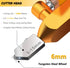 Canitu 2 in 1 Manual Tile Glass Cutter Tool Kit with 3-15 mm Tungsten Steel Blades Breaking Pliers Manual Glass Tile Cutter Hand Tool for Home DIY...