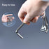 Allen Wrench Hex Key Set, 8 in 1 Metric L Shape Hexagon Head Wrench, Wrench Size: 1.5mm, 2mm, 2.5mm, 3mm, 3.5mm, 4mm, 5mm, 6mm...
