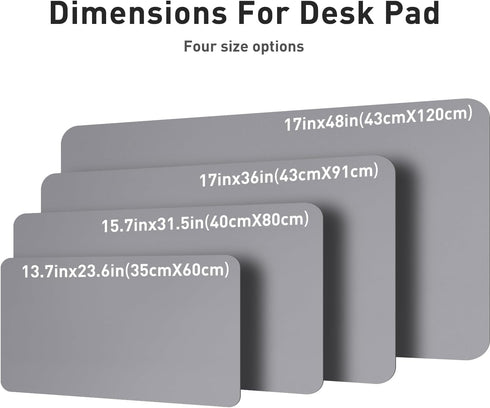 Leather Desk Pad Protector,Mouse Pad,Office Desk Mat, Non-Slip PU Leather Desk Blotter,Laptop Desk Pad,Waterproof Desk Writing Pad for Office and ...