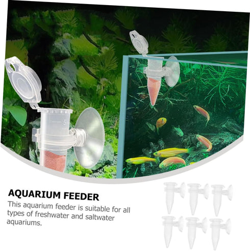 Yardwe 6pcs Brine Shrimp Feeder Reusable Shrimp Feeder Automatic Feeder Fish Tank Feeder Fish Tank Accessory Feeder Cups Fish Feeder Fish Tank Sup...