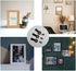 100 Pieces Metal Picture Frames Turn Button Fasteners with 100 Pieces Screws, Picture Frame Hardware Backing Clips Picture Turn Button Frame Pictu...