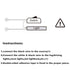 Paste Type Switch with Wires Cable:39.3inch Car Push Button Switch ON/Off DC12V Water Drop Shape DIY Car Switch Rocker Switch with Wires for Fog L...