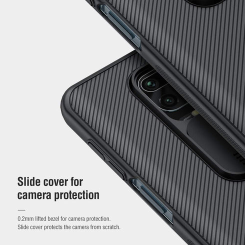 for xiaomi redmi Note 9 pro Case, Nillkin CamShield Pro Slim case Protective Cover Case with Camera Protector Hard PC and TPU Ultra Thin Anti-Scra...