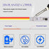 3 Pin LED Strip Connector Kit, Include LED Corner Connector, Unwired Gapless and T Shape Connector,Strip to Strip and Strip to Controller Jumper f...