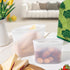 Winrock Reusable 100% Silicone Food Storage Bags, Sandwich Snack Bags New Generation Stand Up Zip Container for Soup and Leftovers, Plastice & BPA...