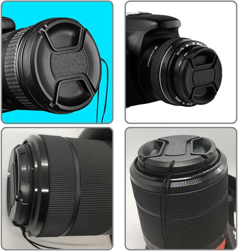 Z50 Z30 46mm Snap-on Lens Cap for Nikkor Z DX 16-50mm f/3.5-6.3 VR Lens for Nikon Z30 Z50 Camera, Fire Rock Center Pinch 46MM Lens Cap-2 Packs...